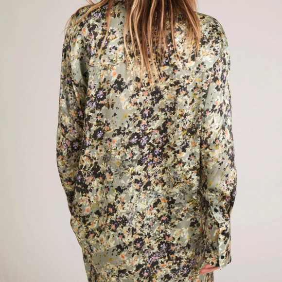 MUNTHE Floral Patterned Button Down Shirt - Picture 6 of 6